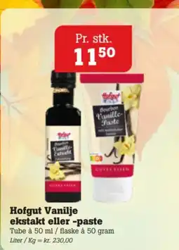 Poetzsch Padborg Hofgut Vanilje ekstakt eller -paste tilbud