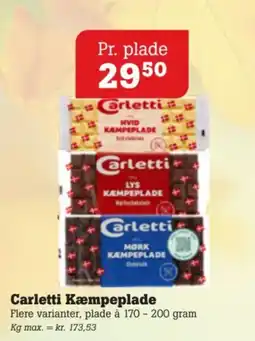 Poetzsch Padborg Carletti Kæmpeplade tilbud