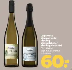 Netto Løgismose Mousserende Riesling alkoholfri eller Riesling alkoholfri tilbud