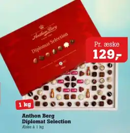 Poetzsch Padborg Anthon Berg Diplomat Selection tilbud