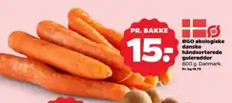 Netto ØGO økologiske danske håndsorterede gulerødder tilbud