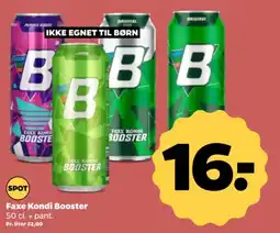 Netto Faxe Kondi Booster tilbud