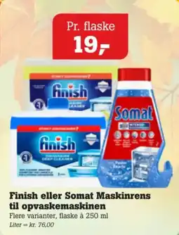 Poetzsch Padborg Finish eller Somat Maskinrens tilbud