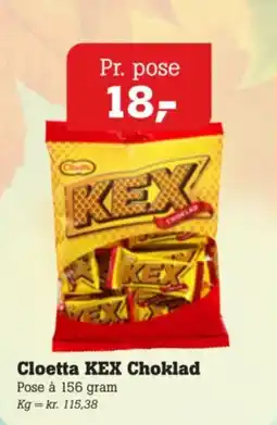 Poetzsch Padborg Cloetta KEX Choklad tilbud