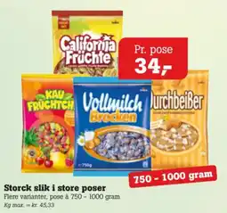 Poetzsch Padborg Storck slik tilbud