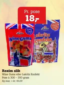 Poetzsch Padborg Rexim slik tilbud