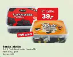 Poetzsch Padborg Panda lakrids tilbud