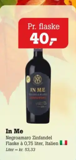 Poetzsch Padborg In Me Negroamaro Zinfandel tilbud