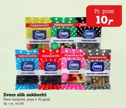 Poetzsch Padborg Evers slik sukkerfri tilbud