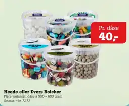 Poetzsch Padborg Heede eller Evers Bolcher tilbud