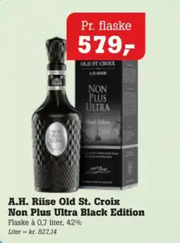 Poetzsch Padborg A.H. Riise Old St. Croix Non Plus Ultra Black Edition tilbud