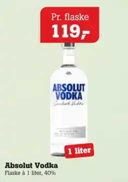 Poetzsch Padborg Absolut Vodka tilbud