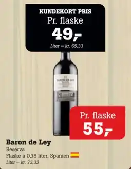 Poetzsch Padborg Baron de Ley Reserva tilbud