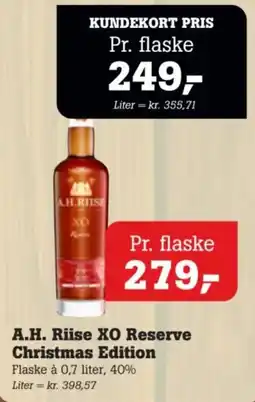 Poetzsch Padborg A.H. Riise XO Reserve Christmas Edition tilbud