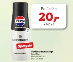 Poetzsch Padborg Sodastream sirup Pepsi Max tilbud