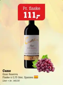Poetzsch Padborg Cune Gran Reserva tilbud