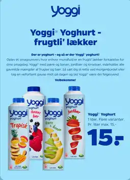 Netto Yoggi Yoghurt - frugtli' lækker tilbud
