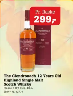 Poetzsch Padborg The Glendronach 12 Years Old Highland Single Malt Scotch Whisky tilbud