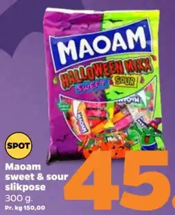 Netto Maoam sweet & sour slikpose tilbud