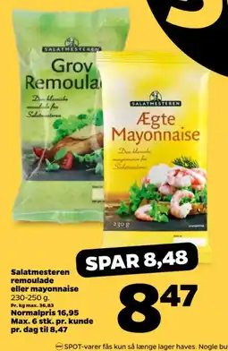 Netto Salatmesteren remoulade eller mayonnaise tilbud