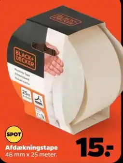 Netto Black+Decker Afdækningstape tilbud