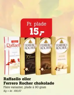 Poetzsch Padborg Raffaello eller Ferrero Rocher chokolade tilbud
