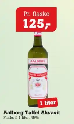 Poetzsch Padborg Aalborg Taffel Akvavit tilbud