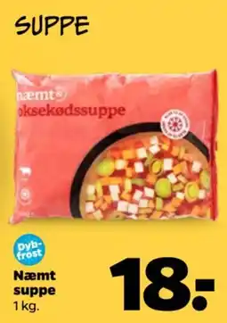 Netto Naemt oksekodssuppe tilbud