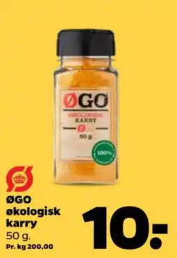 Netto ØGO økologisk karry tilbud