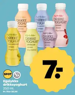Netto Egelykke drikkeyoghurt tilbud
