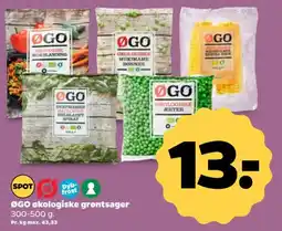 Netto ØGO økologiske grøntsager tilbud