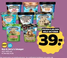 Netto Ben & Jerry's isbæger tilbud