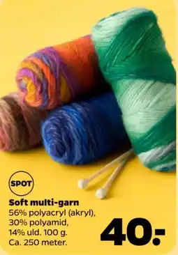 Netto Spot soft multi-garn tilbud
