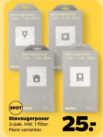 Derfor støvsugerposer
