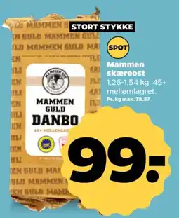 Netto Mammen Guld Danbo tilbud