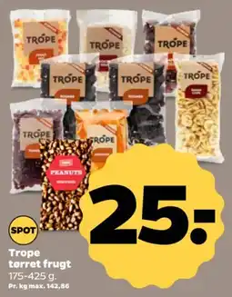 Netto Trope tørret frugt tilbud