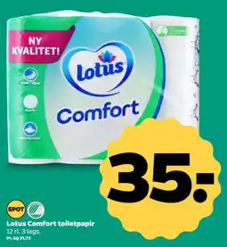 Netto Lotus Comfort toilet papir tilbud