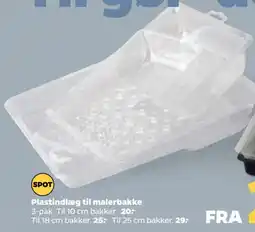Netto Spot plastindlæg til malerbakke tilbud