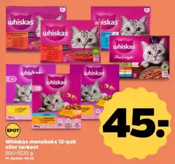 Netto Whiskas menuboks tilbud