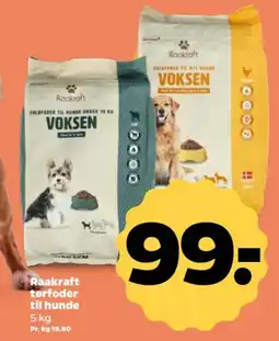 Netto Raakraft tørfoder til hunde tilbud