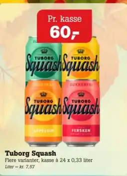 Poetzsch Padborg Tuborg Squash tilbud
