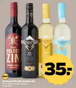 Netto Diamond Hill eller Golden Zin tilbud