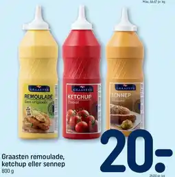 REMA 1000 Graasten remoulade, ketchup eller sennep tilbud
