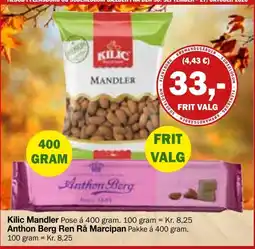 Købmandsgården Kilic Mandler tilbud