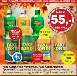 Købmandsgården Faxe Kondi Frit Valg tilbud