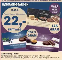 Købmandsgården Anthon Berg Tærter tilbud