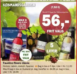 Købmandsgården Faustino Rivera Ulecia tilbud