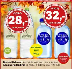 Købmandsgården Denice Kildevand tilbud