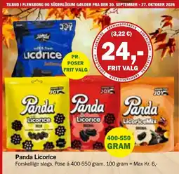 Købmandsgården Panda Licorice tilbud