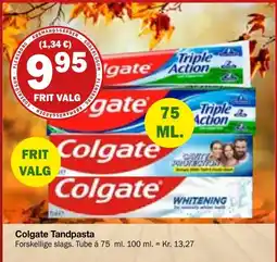 Købmandsgården Colgate Tandpasta tilbud